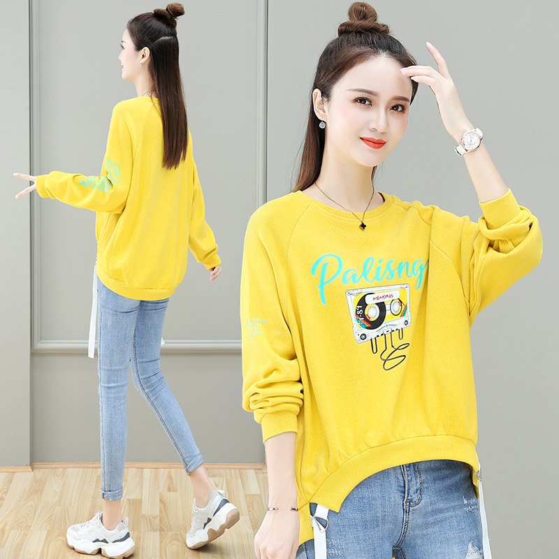 2020秋季新款韩版短款遮肉以纯卫衣 尚吻蔓卫衣/绒衫