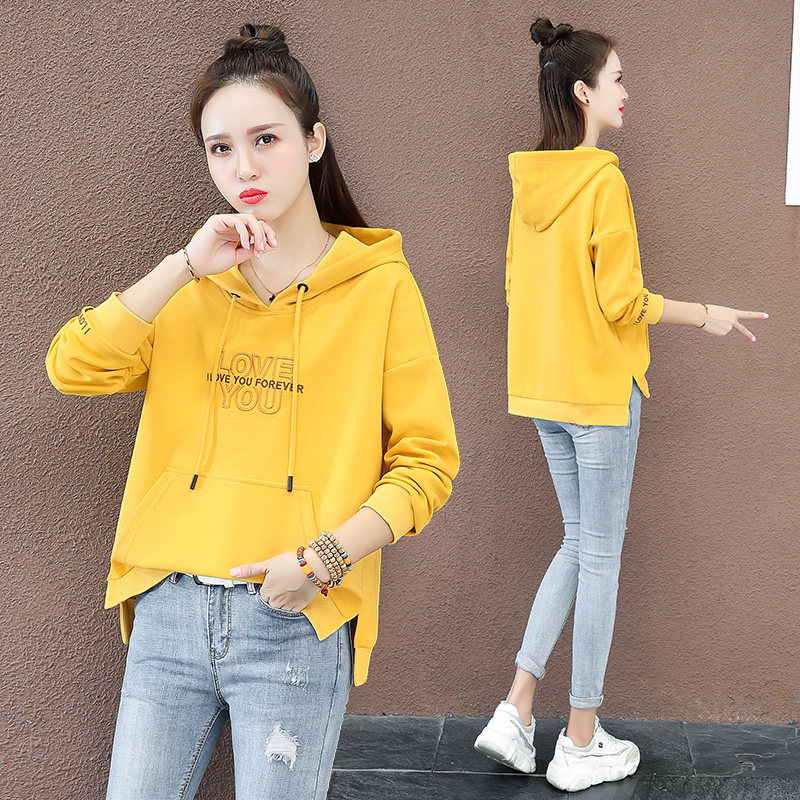 休闲连帽2020早秋新款宽松以纯卫衣 尚吻蔓卫衣/绒衫