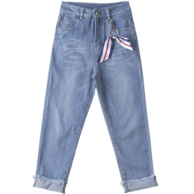 以纯官方旗舰店官网高腰百搭牛仔裤 尚吻蔓牛仔裤