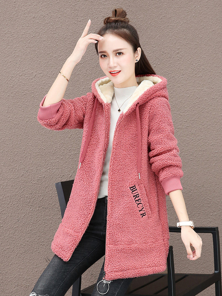 以纯官方旗舰店羊羔绒冬2020卫衣 尚吻蔓卫衣/绒衫