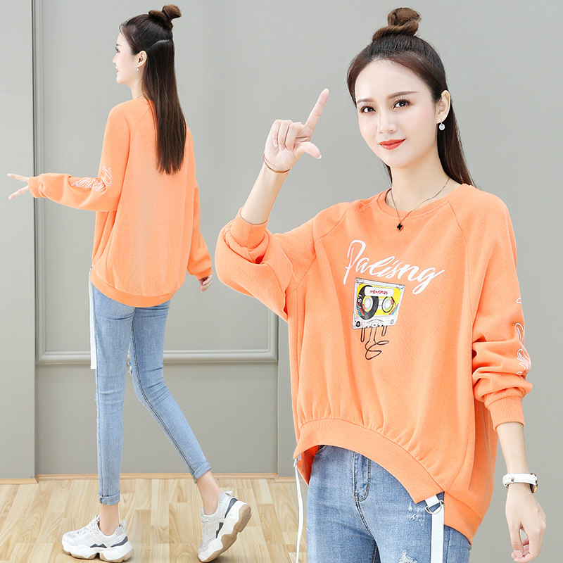 2020秋季新款韩版短款遮肉以纯卫衣 尚吻蔓卫衣/绒衫