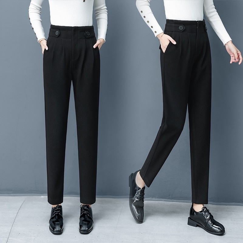 2020新款以纯秋冬季直筒烟管裤裤子 尚吻蔓休闲裤