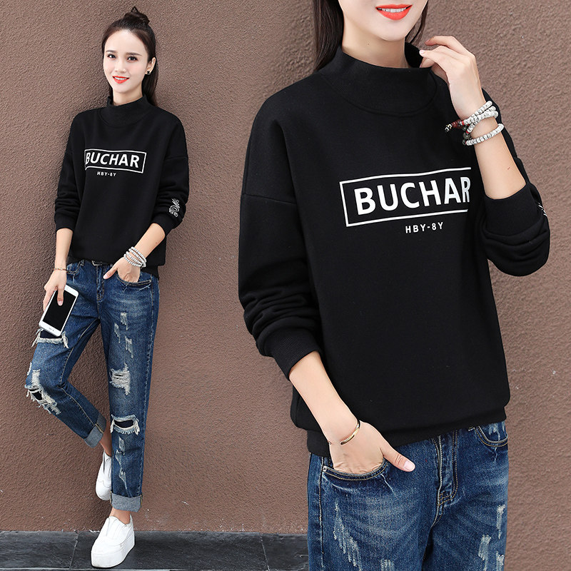 以纯官方旗舰店高领2020新款卫衣 尚吻蔓卫衣/绒衫