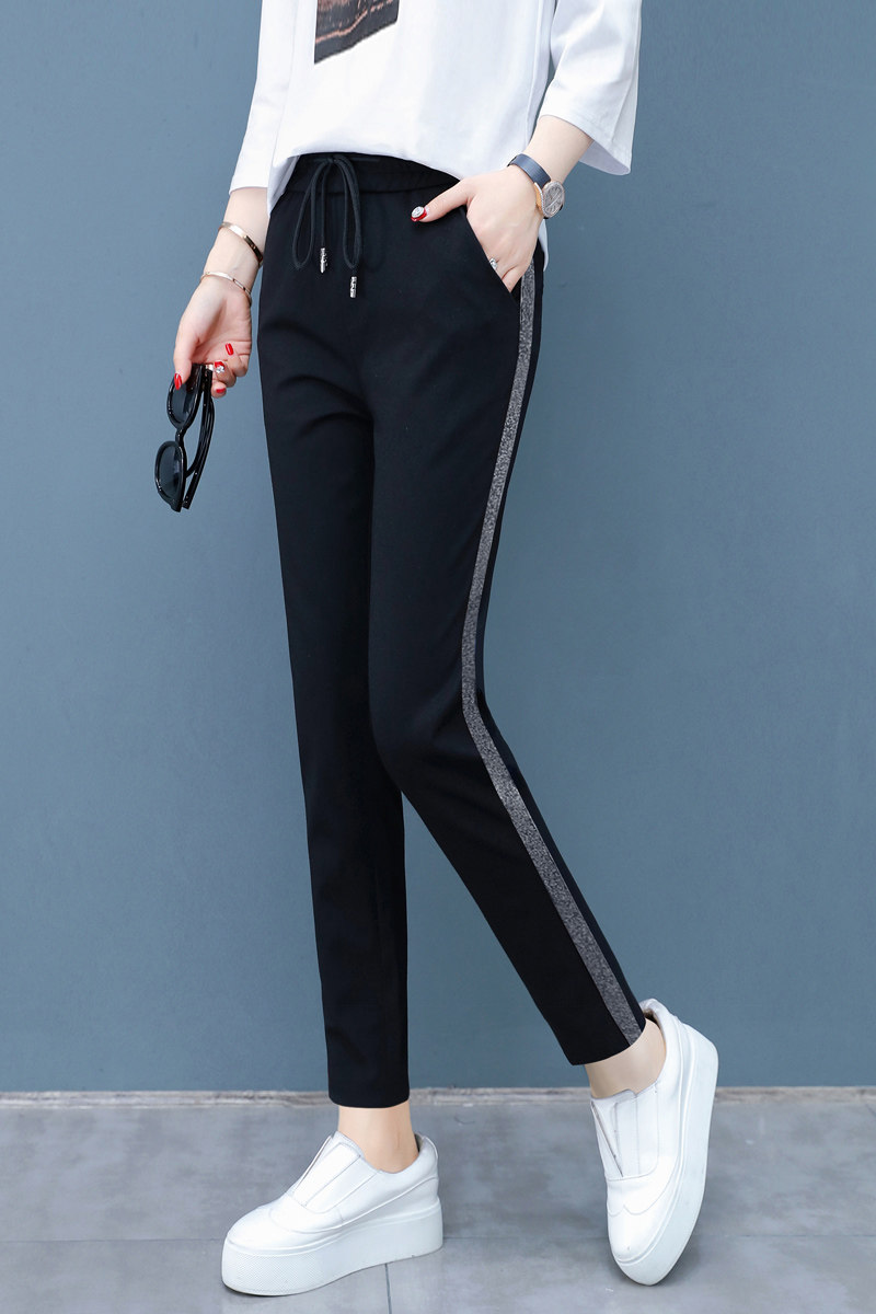 女宽松以纯官方旗舰店束脚秋运动裤 尚吻蔓休闲裤