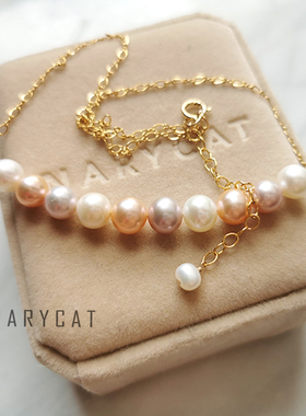 narycat遮疤痕甲状腺天然珍珠