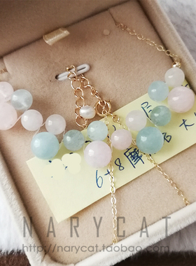 narycat定制甲状腺短水晶短项链