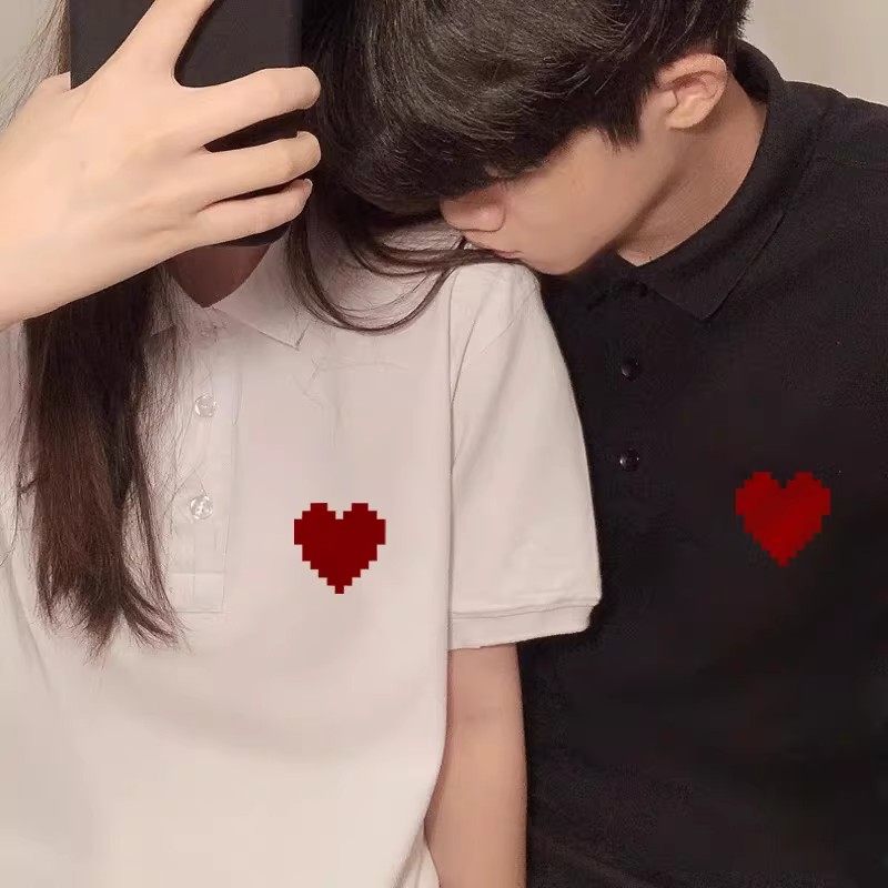 polo衫情侣装夏装结婚领证登记照2026新款小众短袖t恤网红套,淘宝优惠券,粉丝福利购,淘宝优惠卷