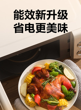 圈厨复古微波炉旋转家用小型一体