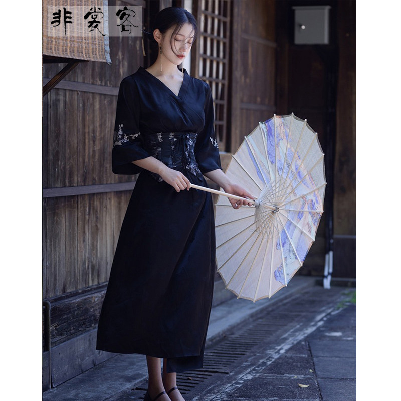 古风改良版魏晋风汉服春夏穿连衣裙 feichangke非裳客汉服