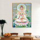 ຫ້ອງຮັບແຂກແບບຈີນໃໝ່ Guanyin Bodhisattva 2026 cross stitch ນັ່ງ