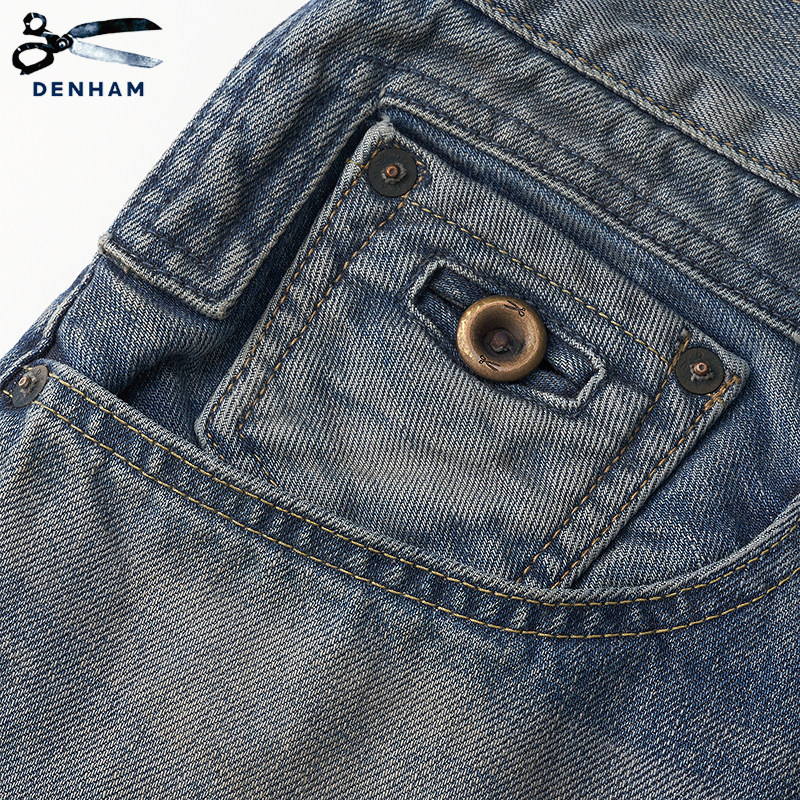 DENHAM2026春季男士日本制宽松阔腿复古高级深灰渐变牛仔裤JUMBO,淘宝优惠券,粉丝福利购,淘宝优惠卷