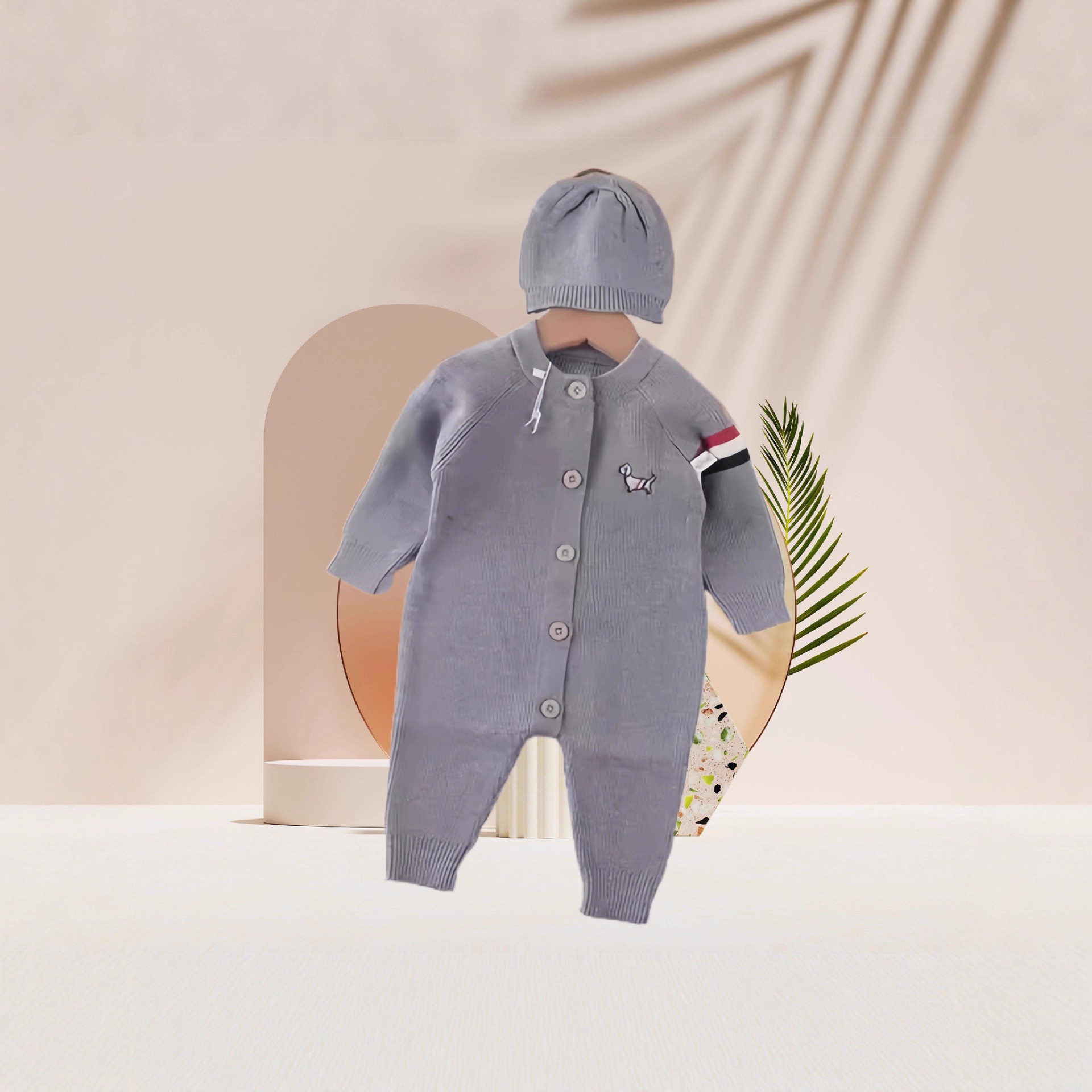 2025婴儿连体衣连帽子针织衫爬服哈衣男女童毛衣外出服针织衫毛衣,淘宝优惠券,粉丝福利购,淘宝优惠卷