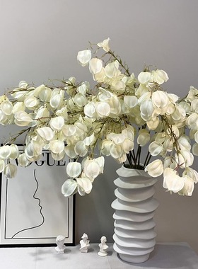 仿真灯笼果 垂吊灯笼花婚庆假花仿真花吊顶装饰路引花家居摆件