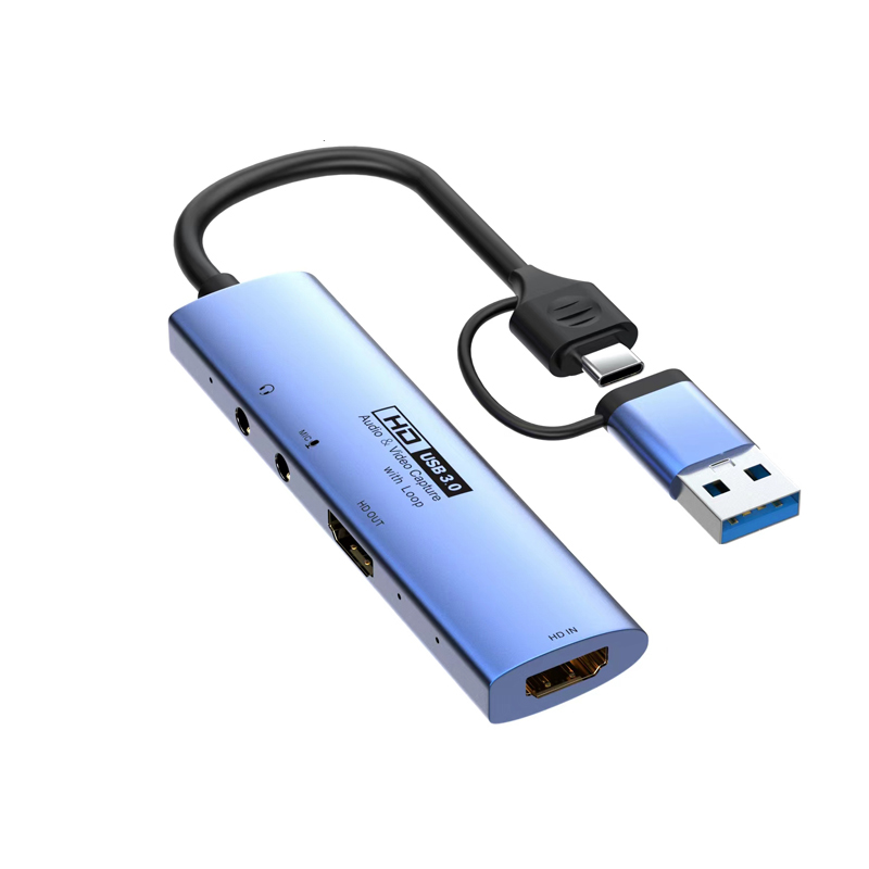 USB3.0 MS2131 hdmi视频采集卡1080p60帧4K环出switc ps5单反直播-图3