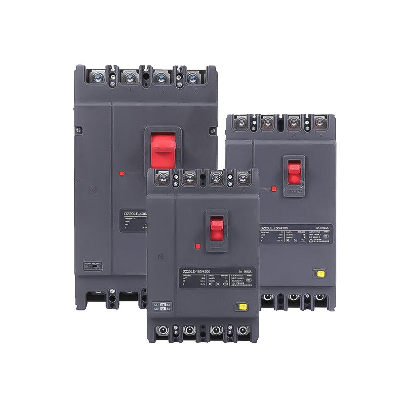 德力西DZ20LE塑壳漏电保护器断路器100A160A250A400A漏电开关4P - 图3