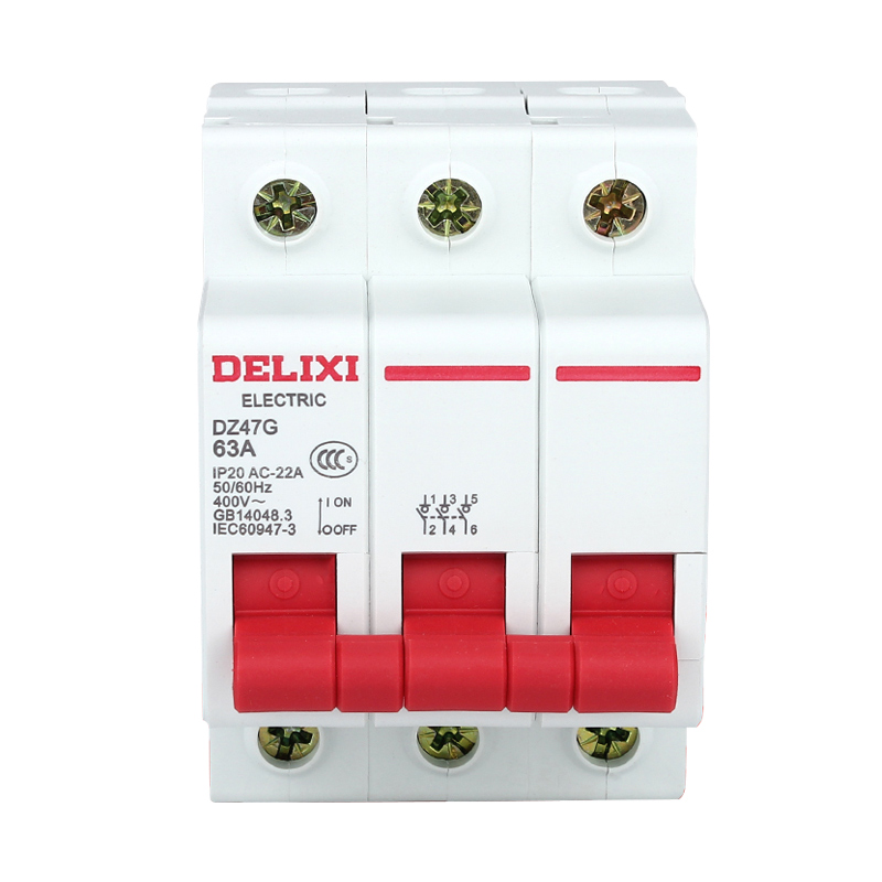 DZ47‑63 3P 32A 400V Aardlekschakelaar DZ47‑63 3P 32A 400V Aardlekschakelaar