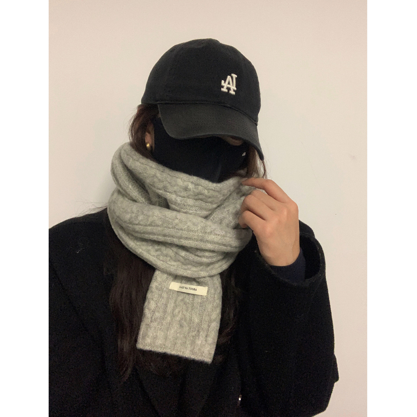 围巾女款2026新款冬羊毛混纺加厚学生韩系氛围感今年流行爆款麦穗,淘宝优惠券,粉丝福利购,淘宝优惠卷