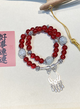 芙清欢小众精致学生闺蜜串珠复古