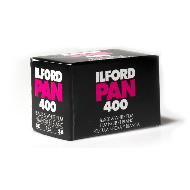 英国原装 ilford 依尔福 pan 400 高感光度 135黑白胶卷 2024年 - 图0