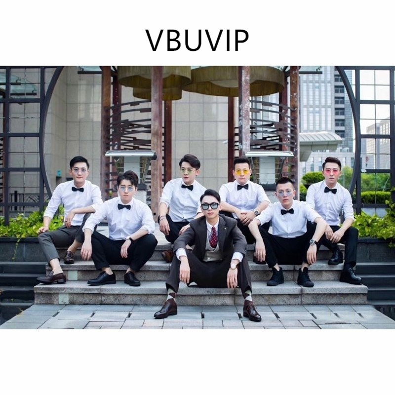 伴郎服兄弟装马甲套装西式演出服 vbuvip蔚步男装背心/马甲