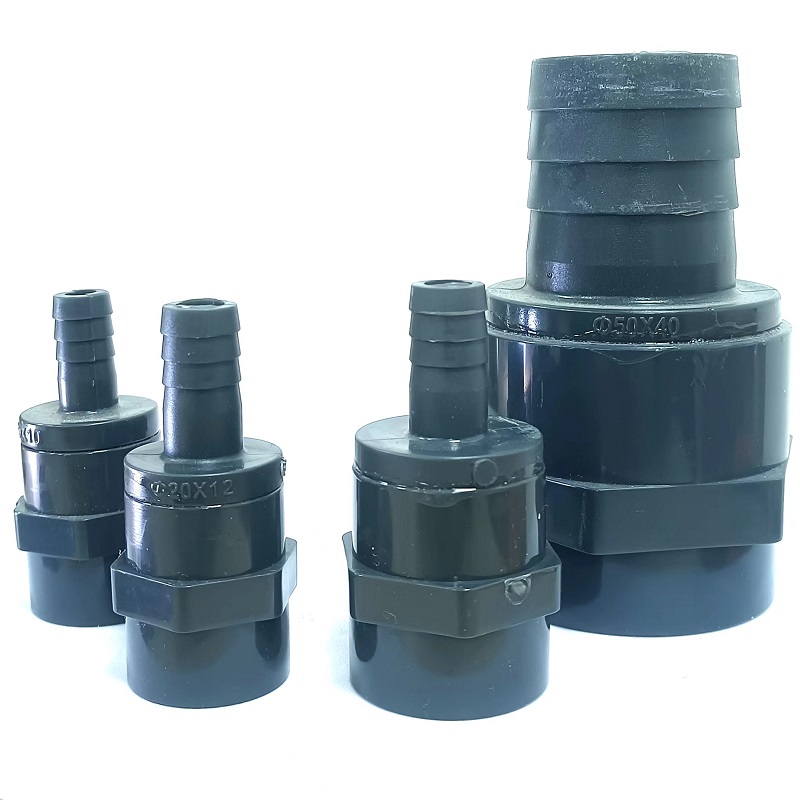 UPVC软管宝塔直接 PVC软硬快接塑料接头 内丝丝口转接头配件外丝 - 图3