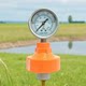 Pressure-resistant UPVC/PVDF plastic diaphragm pressure gauge 786