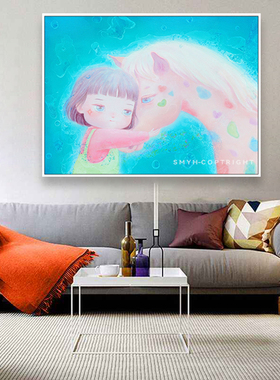 艺术家版画网红画网红直播抖音画