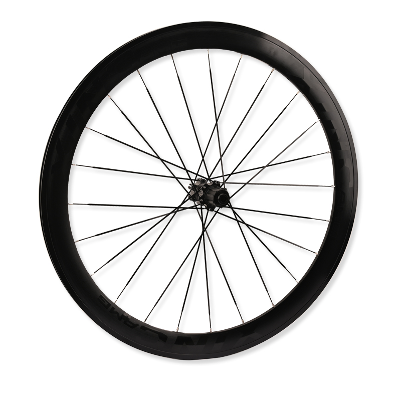 XINC新创6爪2齿700C公路自行车轮组桶轴直拉破风扁条50高框轮毂 - 图3