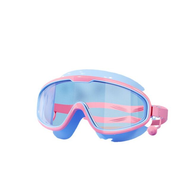 Children's swimming goggles large frame waterproof anti-fog silicone high-definition swimming supplies men's and women's adult professional swimming goggles