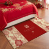 Wedding room new red bedside blanket wedding atmosphere decoration