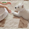 High-end no-wash and wipeable bedroom bedside carpet floor mats