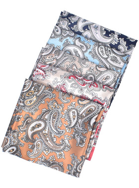 Silk Feeling 23.6'' Square Satin Scarf Neck Head Bandana