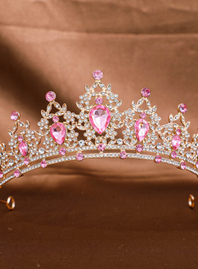Women Tiara Crowns Girls Princess Crown Crystal Queen Tiaras