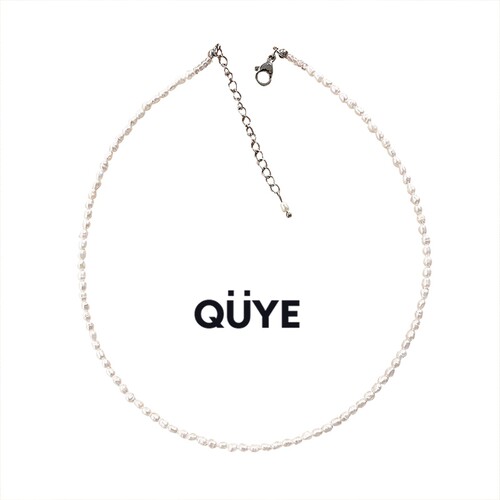 高性价比轻奢高级感极细款椭圆极小米粒真珍珠天然淡水项链锁骨链 - 图3