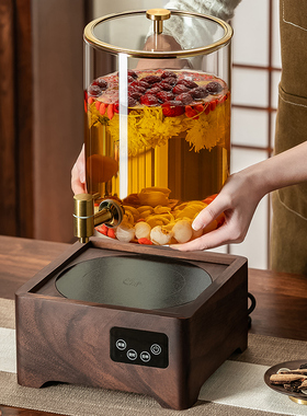 大容量花茶壶炖煮一体带水龙头煮