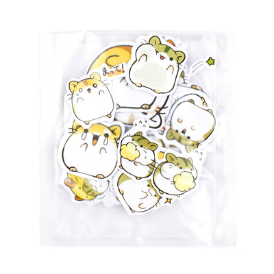 手账贴纸少女手帐素材ins风套装小图案卡通手机壳可爱贴画贴纸包 虎窝淘