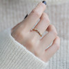 <Star Track>Celestial Melody S925 sterling silver gold-plated planetary orbiting ring birthday gift retro style starry