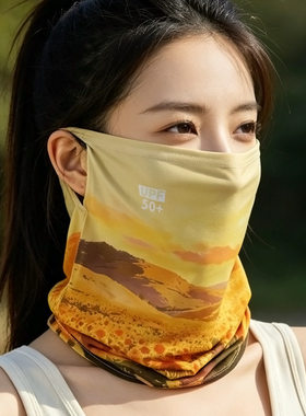 防沙防晒面罩女士遮阳防