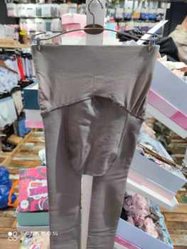 Chuqu 82228 buttoned tofu pants gray translucent pantyhose autumn and winter style plus leggings velvet all-in-one ກາງເກງອົບອຸ່ນສໍາລັບແມ່ຍິງ