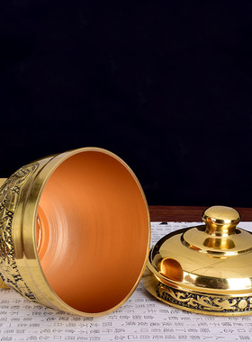 黄铜戒定真香摆件佛具