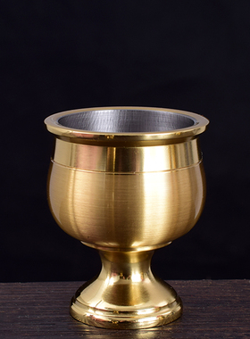 有源黄铜素面茶杯酒杯水杯
