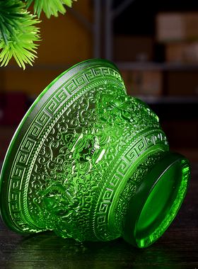 供佛用品古法琉璃供碗贡杯圣水杯