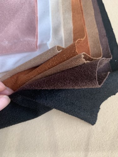 手工DIY布料 仿麂皮绒布 薄布料娃衣 玩偶耳朵布 翅膀布 很薄垂坠 - 图1