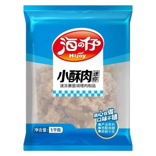 海仔迷你小酥肉1kg/袋速冻半成品油炸小吃煮火锅空气炸锅食材家用 - 图3