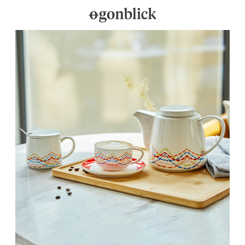北欧时刻斯歌尔系列下午茶马克杯 gonblick北欧时刻咖啡杯