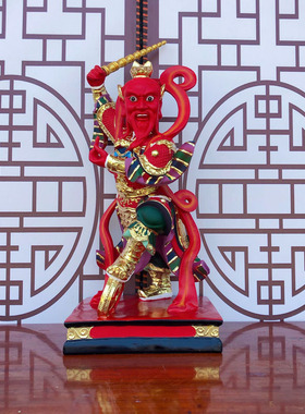 王灵官神像供奉树脂玻璃钢