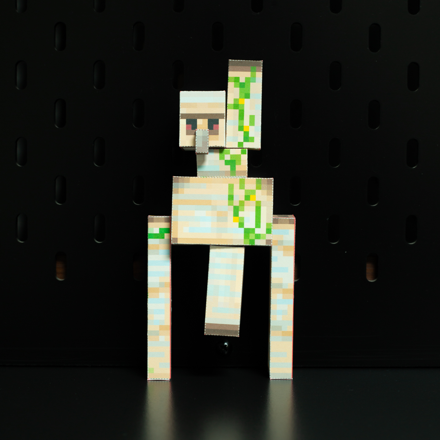 我的世界磁力铁傀儡史蒂夫手工DIY纸模型超可动人偶手办剪纸玩具 - 图2