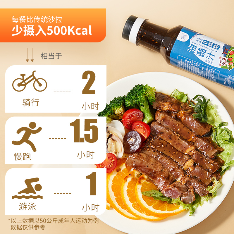 油醋汁0脂肪低脂减轻卡蔬菜沙拉酱料大拌汁焙煎芝麻水煮轻食酱料