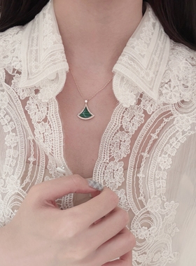 ITAILIBVIGARI18k金大扇子项链