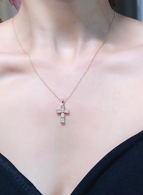 ITAILIBVIGARI蛇骨十字架项链